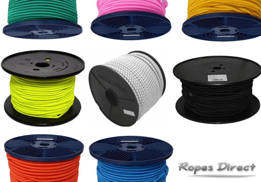 Nylon Poly Rope - 1/2 Inch Polyester & Nylon Rope 50' - Up to 10x Stronger  Compared Natural Fiber or Polypropylene Rope - Synthetic 3 Strand Braided