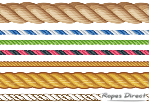 The skin traction construct is attached to a rope. The rope is