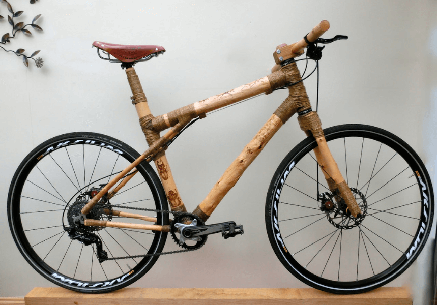 Example of a BEAMZ wooden bicycle