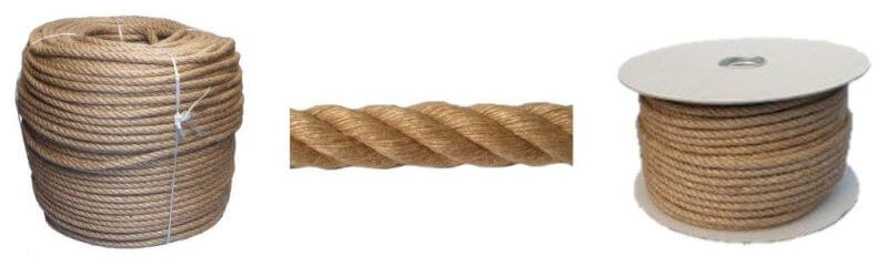 Jute ropes available at RopesDirect