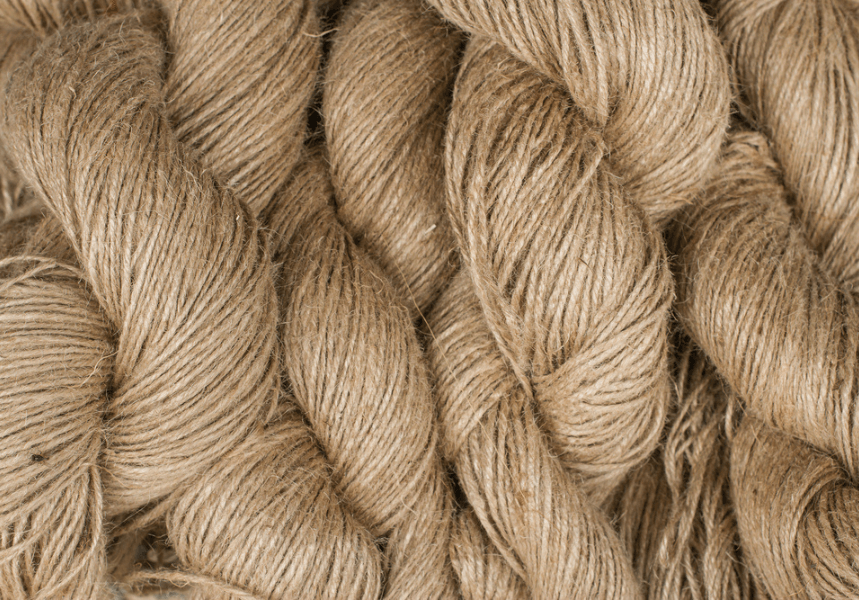 Flax hemp rope