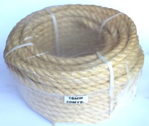 sisal rope 16mm 30m mini coil