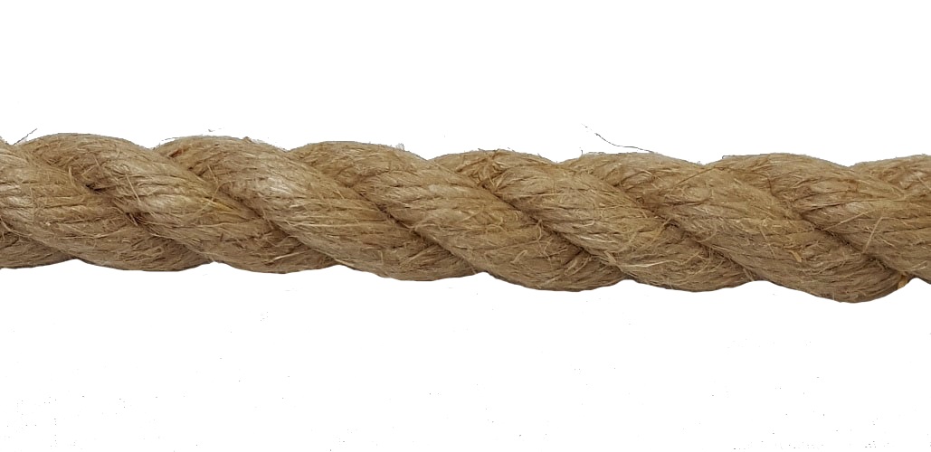 Natural Flax Hemp Rope sold by the metre