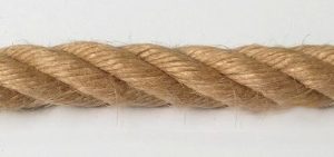 24mm Jute Rope sold by the metre at Low Prices from Ropes Direct.