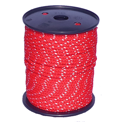 5mm Red Cord with Reflective Strip