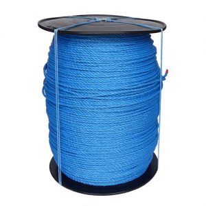 6mm Blue Polypropylene Rope on a 1000m plastic reel