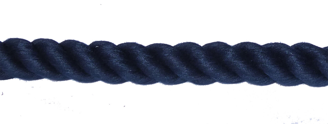 Navy Blue PolyCotton Barrier Rope