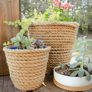 rope decoration for the garden