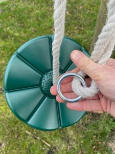 How to hang a rope swing from a tree branch