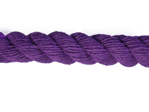 32mm Purple PolyCotton Barrier Rope sold by the metre