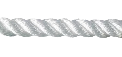 24mm White PolySilk Barrier Rope sold by the metre