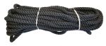 10mm Black Polycotton Rope - 24m coil