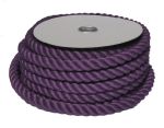 32mm Purple PolyCotton Barrier Rope - 24m reel