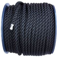 Black Polyester Rope