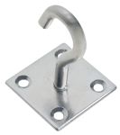 8mm Stainless Steel Hook on Plate