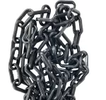 6mm Black Plastic Chain - 25m bag