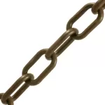 6mm Brown Plastic Chain - 25m bag