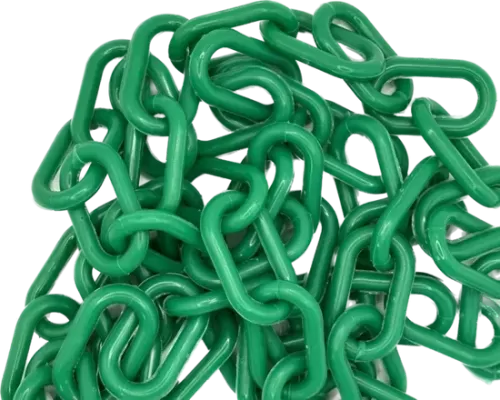 6mm Green Plastic Chain - 25m bag