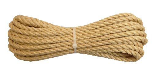 8mm Beige Polypropylene Rope - 10m hank