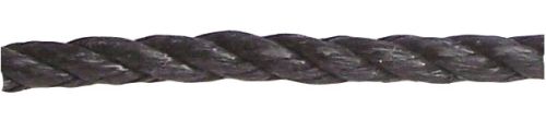 10mm Black Polypropylene Rope sold by the metre