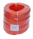 4mm Orange Polypropylene Rope - 220m coil