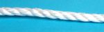 8mm White Polypropylene Rope sold by the metre