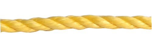 16mm Yellow Polypropylene Rope sold by the metre