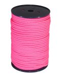 8mm Pink Braided Rope - 100m reel