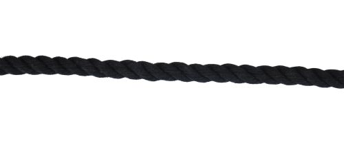 4mm Black Cotton Rope sold by the metre