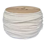 8mm Braided Cotton Cord - 100m reel