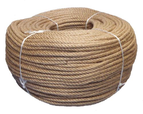 8mm Jute/PP Rope - 220m Coil by Ropes Direct
