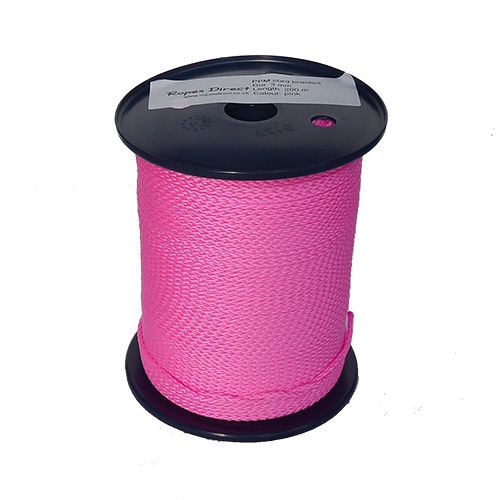 3mm Pink Polypropylene Multicord - 200m reel