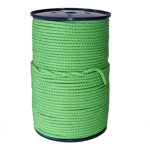 6mm Lime Green Polypropylene Multicord - 100m reel