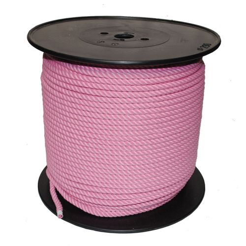 8mm Pink PolyCotton Rope - 220m reel