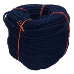 8mm Navy Blue PolyCotton Rope - 220m coil