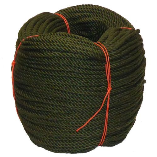 6mm Olive PolyCotton Rope - 220m coil
