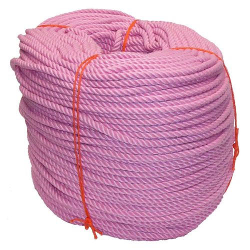 6mm Pink PolyCotton Rope - 220m coil