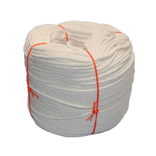 6mm White PolyCotton Rope - 220m coil