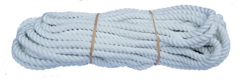 10mm White PolyCotton Rope - 24m coil