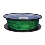 6mm Solid Green Braid on Braid Polyester Rope - 100m reel