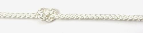 5mm White 8-plait Polyester Rope sold by the metre