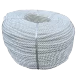 9mm White Polyester Rope - 300m coil