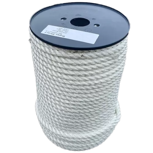 10mm White Polyester Rope - 100m reel