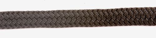 14mm Black Double Braid Dockline sold by the metre