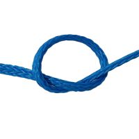 10mm Blue Hollow Braid Polyethylene sold by the metre