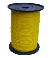 3mm Yellow Hollow Braid Polyethylene 140m Reel