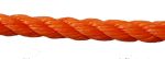10mm Orange Polyethylene Rope - per metre