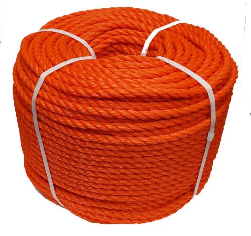 12mm Orange Polyethylene Rope - 220m coil