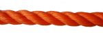 16mm Orange Polyethylene Rope - per metre