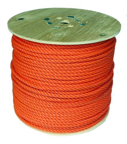 16mm Orange Polyethylene Rope - 220m reel